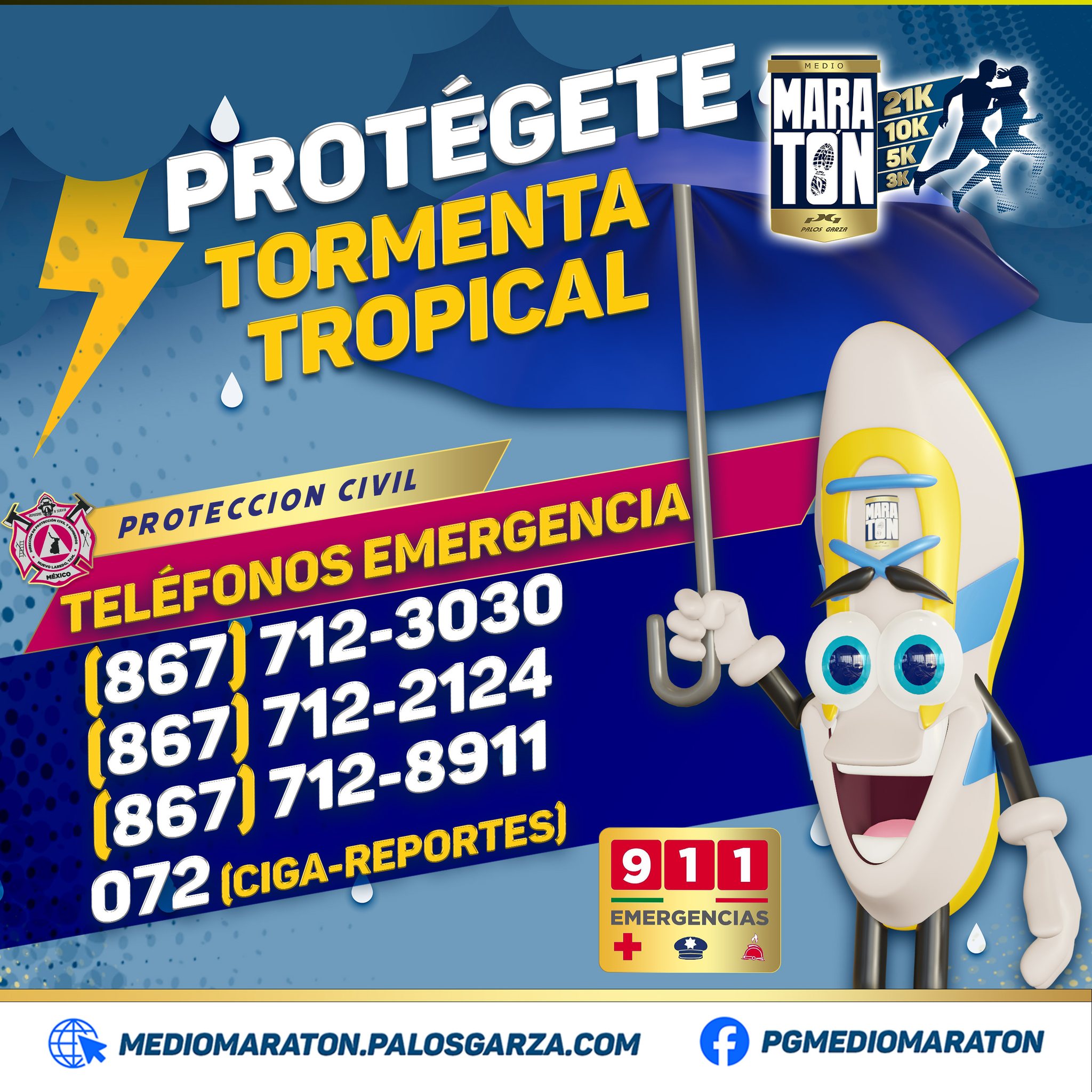 Protégete Tormenta Tropical